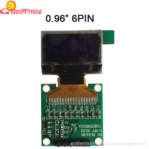 0.96" OLED Display module, yellow and blue color